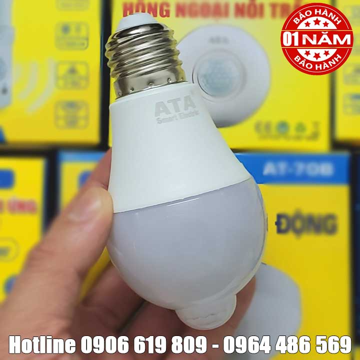 Bóng đèn cảm ứng hồng ngoại ATA AT-07W