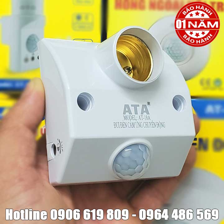 Đui đèn cảm ứng hồng ngoại ATA AT-18A