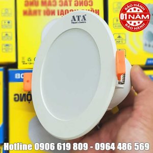 Đèn cảm ứng vi sóng gắn âm trần ATA AT-07W