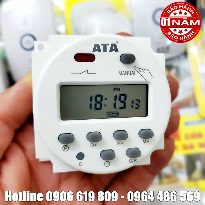 Thiết bị hẹn giờ 12VDC ATA AT-12CT