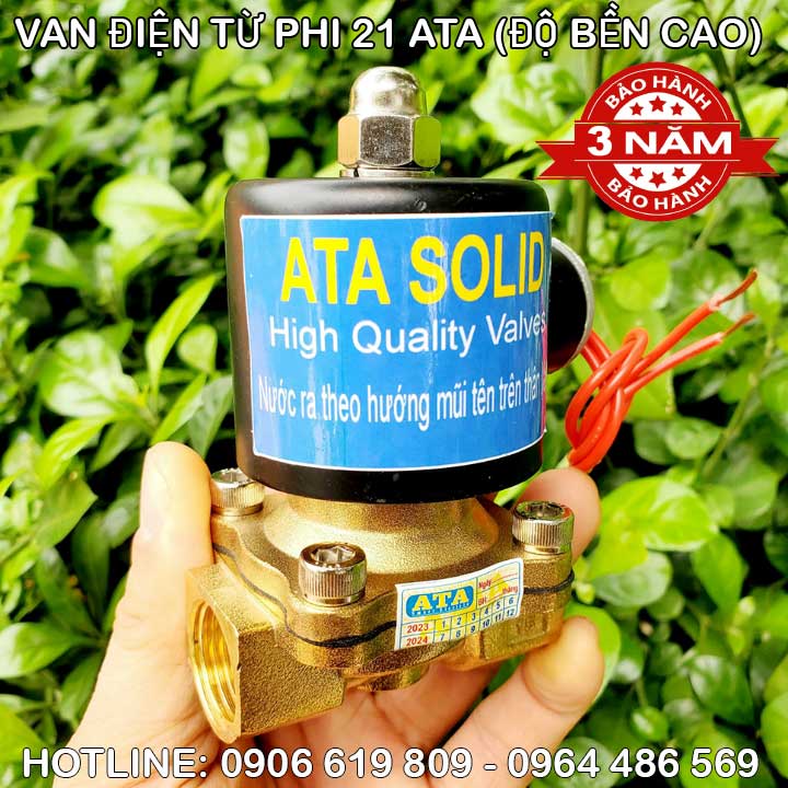 Van đóng mở nước bằng điện phi 21 ATA