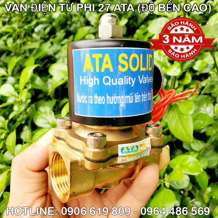 Van đóng mở nước bằng điện phi 27 ATA