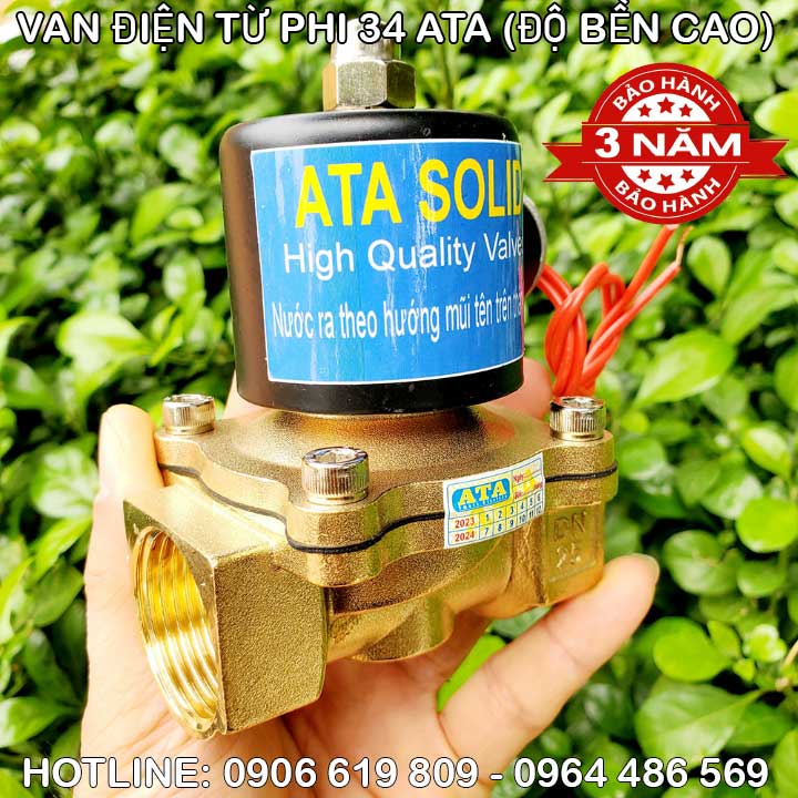 Van đóng mở nước bằng điện phi 34 ATA