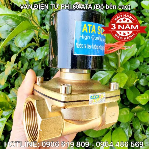 Van đóng mở nước bằng điện phi 60 ATA